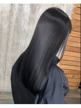 ヘアカロン 熊本本店(Hair CALON) 透明感カラーダークグレー髪質改善初カラー