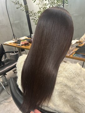 スタンド バイ ヘアー アンド コーヒー 恵比寿(STAND By HAIR ＆ Coffee) 艶髪にイメチェン×オリーブグレージュ