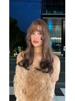 ソレイユトウキョウシブヤ(SOLEIL TOKYO shibuya)&nbsp;《エンドカラー》《ピンクベージュ》《姫カット》《レイヤー》