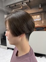 バディ 中野駅前店(BUDDY)&nbsp;刈り上げショートボブ【中野美容室/新中野/東中野】