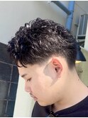 メンズショート×テーパーフェード
