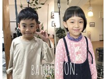 小さなお子様も大歓迎。海辺の明るい空間で、初めての美容室も緊張せずに楽しくキッズカット。