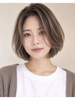 ヘアーズ ラスタ(Hair's RASTA)&nbsp;大人上品レイヤーボブ×透明感アッシュブラウン