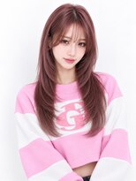 キャロル(CAROL)&nbsp;高松美容室｜ピンクブラウン×韓国レイヤー