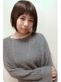 【morio池袋】ラフウェットボブ