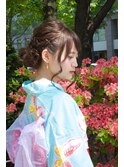 And plus 浴衣ヘアメイク