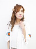 ナチュラルな可愛さ♪片編みアレンジ【EARTH聖蹟桜ヶ丘店】