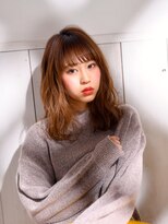 ネオリーブアオバ 高田馬場店(Neolive aoba)&nbsp;【aoba/高田馬場】　グレージュ　×   無造作パーマ