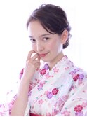 浴衣にピッタリ☆柔らかシニヨン