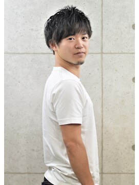 ベルナ(BELUNA) 黒髪ツーブロックミニマッシュ☆3