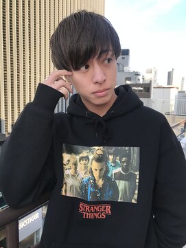 アイニコプラス(ainico.+) メンズマッシュ ソフトツーブロック シアーアッシュブラウン