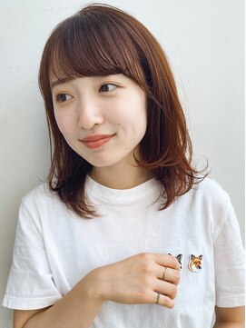 ガーデントウキョウ(GARDEN Tokyo) 【GARDEN荒井夏海】レイヤーカット×オレンジカラー