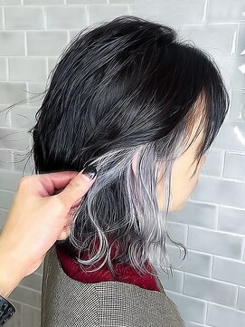 オーブ ヘアー イナフ 岐阜六条店(AUBE HAIR inaf) 【AUBE HAIR】シアクールインナーカラー_セシルカット
