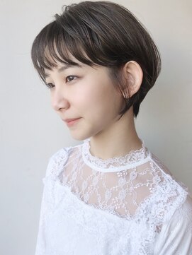 モリオフロムロンドン 原宿本店(morio from London) 【morio 原宿】ショートボブ　前髪あり　丸みショート