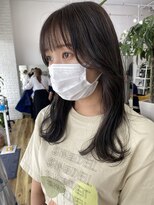 グリーン(green)&nbsp;伸ばしかけ鎖骨下セミディ