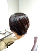 20代30代大人可愛い★小顔ボブ丸みショートウルフカット