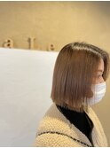 切りっぱなしボブ