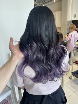 アライブ ハラジュク(ALIVE harajuku) ブルーラベンダーグラデーションカラー　ryota