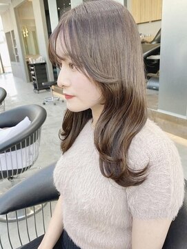 シーシンジュク 新宿南口(Sea shinjuku) 韓国風前髪×レイヤーカット【髪質改善/新宿/レイヤーカット】