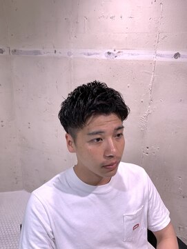 フランクスバーバーザスタンド(Frank’s barber the stand) メンズナチュラルツーブロックパーマフェードF