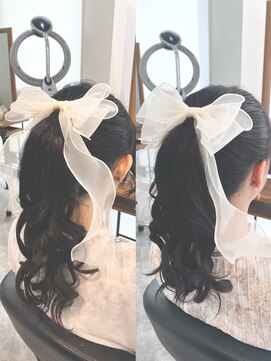 アシュア(Asure) ポニーテールミックス巻き