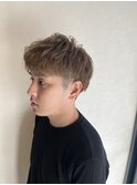 【庄内/メンズカット】ベージュアッシュ