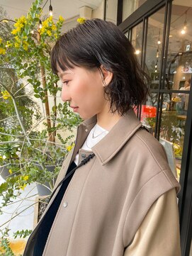 フルール(hair place Fleur) ニュアンスパーマ×ボブ