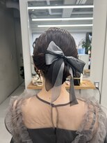 シンプルシニヨンヘア【清板】