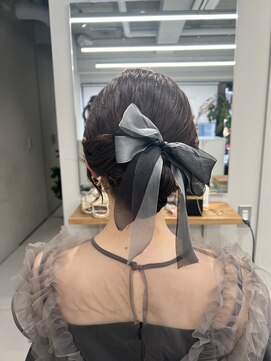 バルベストーキョーサウス(BARBES TOKYO SOUTH) シンプルシニヨンヘア【清板】