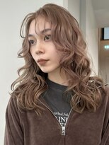 ソル ジングウマエ(SOL JINGUMAE)&nbsp;ミルクティーベージュローライトインナーカラーハイライト