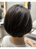 丸みショートボブ