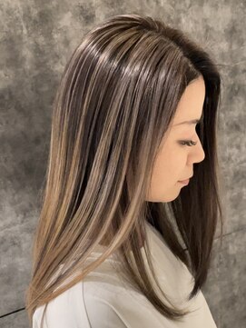 ゼンコー 立川高島屋店(ZENKO) 白髪ボカシ　ハイライト　ケアブリーチ　バレイヤージュ