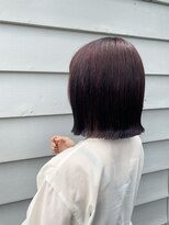 ヘアーアンドメイクアップモパ&nbsp;切りっぱなしボブ
