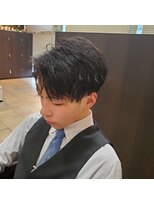 インパークス 椎名町店(INPARKS)&nbsp;20代30代ツイストスパイラルパーマショートツーブロック