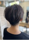 ショート 襟足 スッキリ