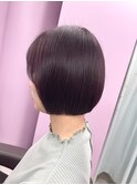 まとまりミニボブ×ラベンダーカラー