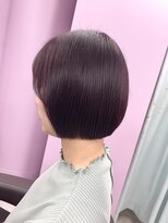 アヴァンス 難波店(AVANCE.)&nbsp;まとまりミニボブ×ラベンダーカラー