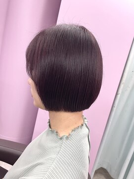 アヴァンス 難波店(AVANCE.) まとまりミニボブ×ラベンダーカラー