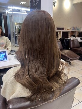 アンククロス 表参道(ANKH CROSS) ブリーチカラー/ショコラベージュ/ロングレイヤー