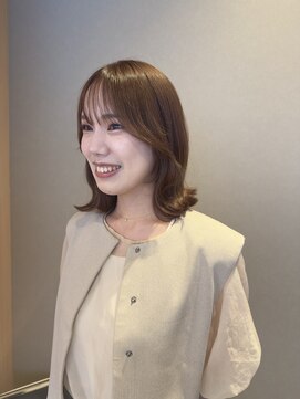 オン キャナルシティ博多前店(on) 【竹内哉汰】大人可愛いミルクブラウン×外ハネボブ/20代/博多