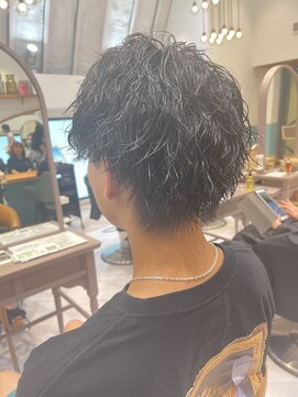 ロンド レグリーズ 立川(Lond leglise) men's/波巻きツイストスパイラル/フェザーパーマ/サーフカール