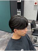 毛流れセンターパート