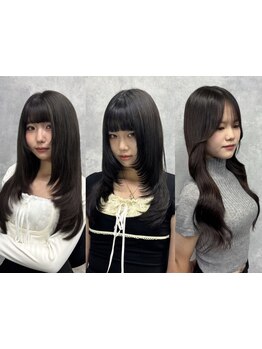 【前髪×顔まわり】の似合わせで最旬の韓国風styleや小顔魅せstyleも◎あなたのなりたい理想を叶えます♪