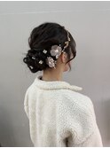 シニヨンヘアセット