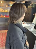 【札幌円山】イヤリングカラー/ホワイトベージュ/オージュア