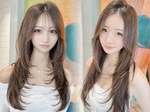 韓国くびれヘアより人気？ざくざくレイヤーカットで最先端の韓国ヘアを叶えます/髪質改善/韓国/心斎橋/ボブ