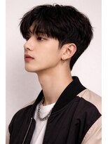 ミューク(mjuk)&nbsp;韓国風ダウンパーマセンターパート