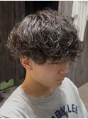 波巻きスパイラルパーマ