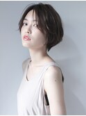 大人ヘルシーショート#カール#シアーカラー#姫カット#セミディ