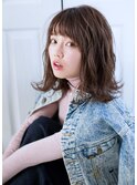 《LOVEST甲村》ワンレングスの外ハネミディアム